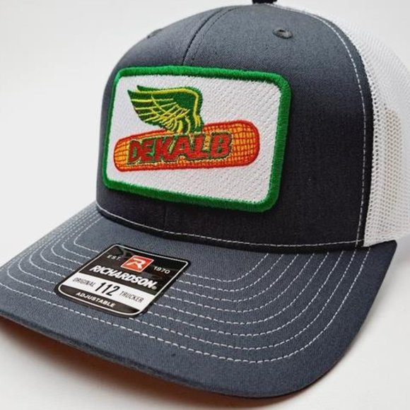 Dekalb Richardson 112 Trucker Cap Hat Mesh Snapback Textured Patch Farmer Pride
